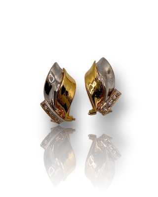 PENDIENTES EN ORO 18 KLTS...