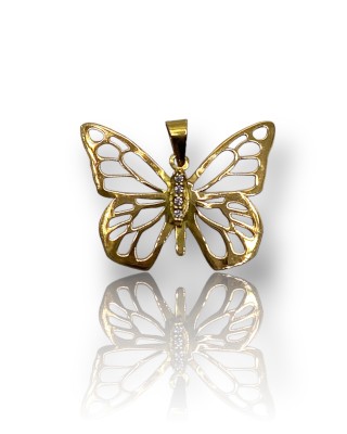 COLGANTE MARIPOSA EN ORO 18...