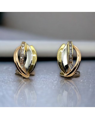 PENDIENTES EN ORO 18 KLTS...