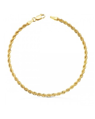 PULSERA EN ORO 18 KLTS CORDON