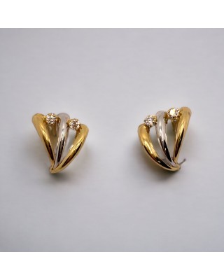 PENDIENTES EN ORO 18 KLTS...